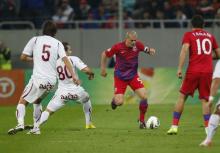 Bourceanu, la primul gol pentru Steaua