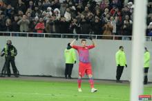 Mihai Costea, la primul gol pentru Steaua din 14 aprilie, de la victoria de la Galati, scor 2-1