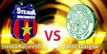 Primul meci din istorie dintre Steaua si Celtic