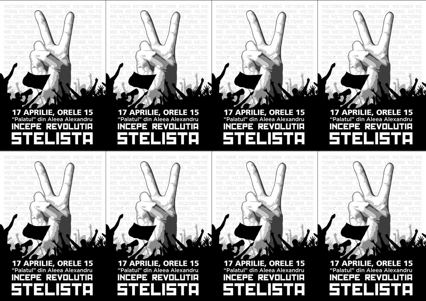 Incepe Revolutia Stelista-sticker color