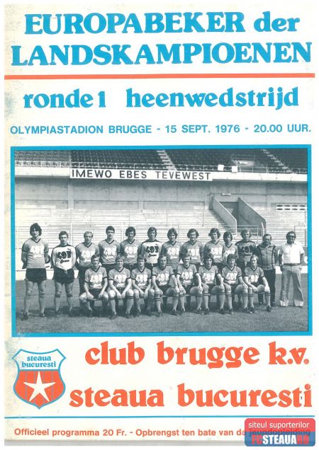 Bruges_Steaua  15.09.1976