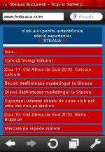 fcsteaua.ro pe mobil